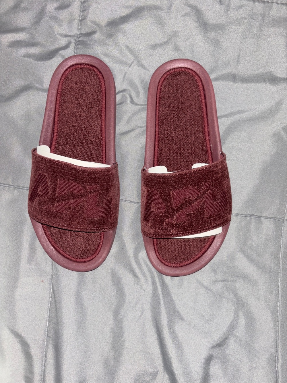 APP women’s Burgundy Slide Sandals